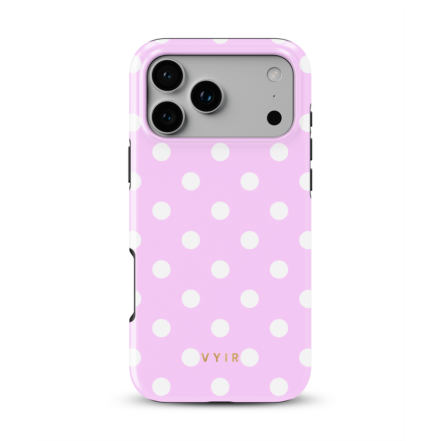 Classic Polka Dots, Pastel Pink - Tough MagSafe iPhone-Hülle