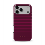 Horizontal Stripes, Merlot - Tough Handyhülle