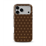 VYIR Signature Flowers, Chocolate Brown - Tough MagSafe iPhone Handyhülle