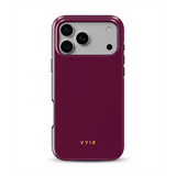 VYIR Signature Solid Colors, Burgunderrot - Tough MagSafe-iPhone-Hülle