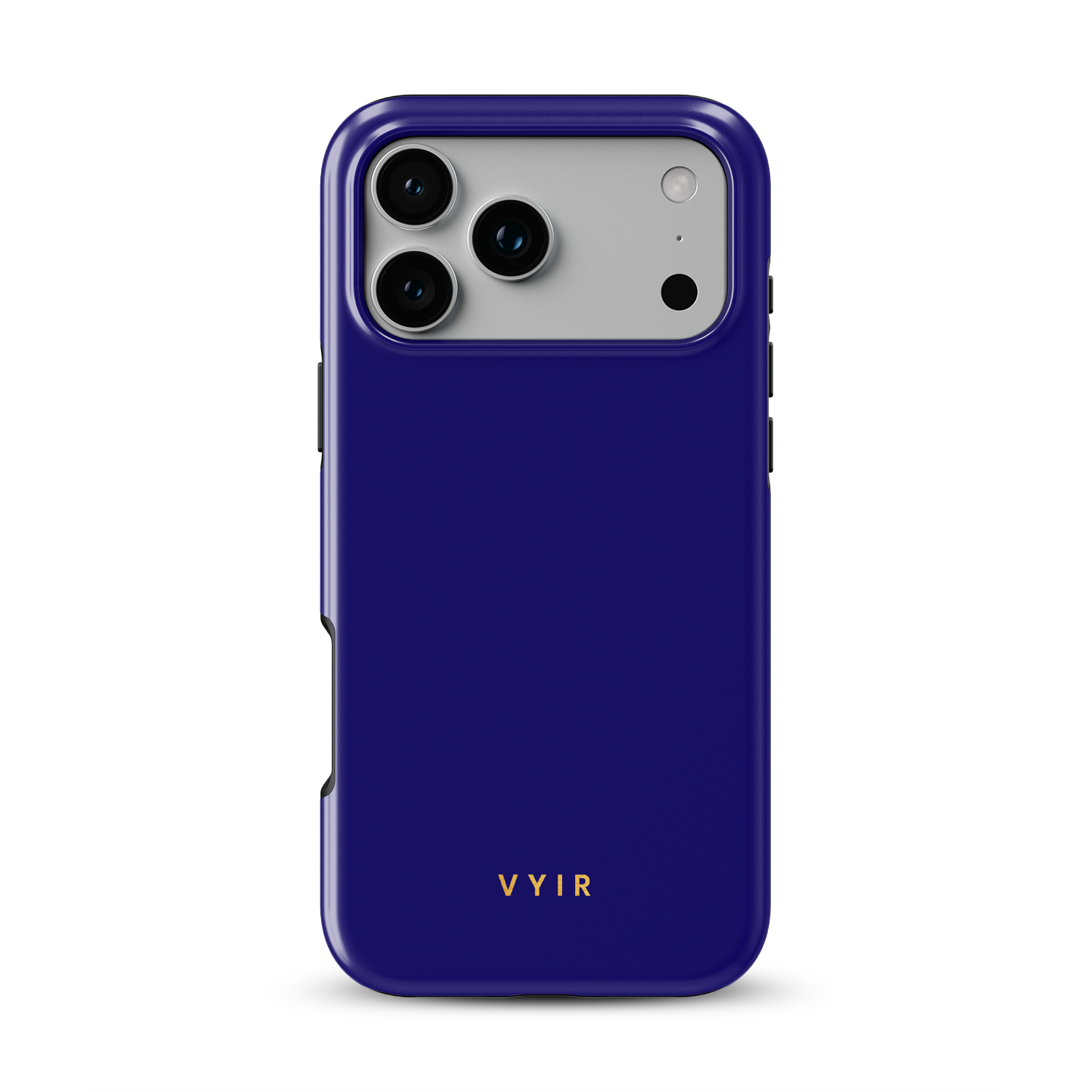 VYIR Signature Solid Colors, Navy Blue - Shockproof MagSafe iPhone Case - VYIR