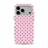 Tiny Polka Dots, Bonbonrosa - Tough MagSafe iPhone-Hülle