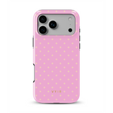 Tiny Polka Dots, Feminines Rosa - Tough MagSafe iPhone-Hülle