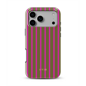Vertical Stripes, Urban Olive - Shockproof Phone Case - VYIR