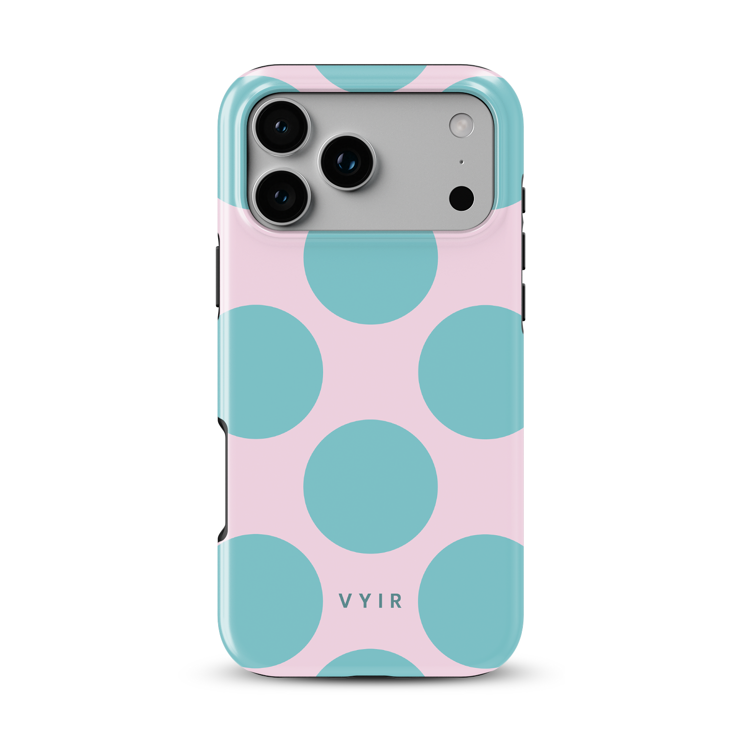 Big Polka Dots, Cotton Candy - Shockproof iPhone Case - VYIR