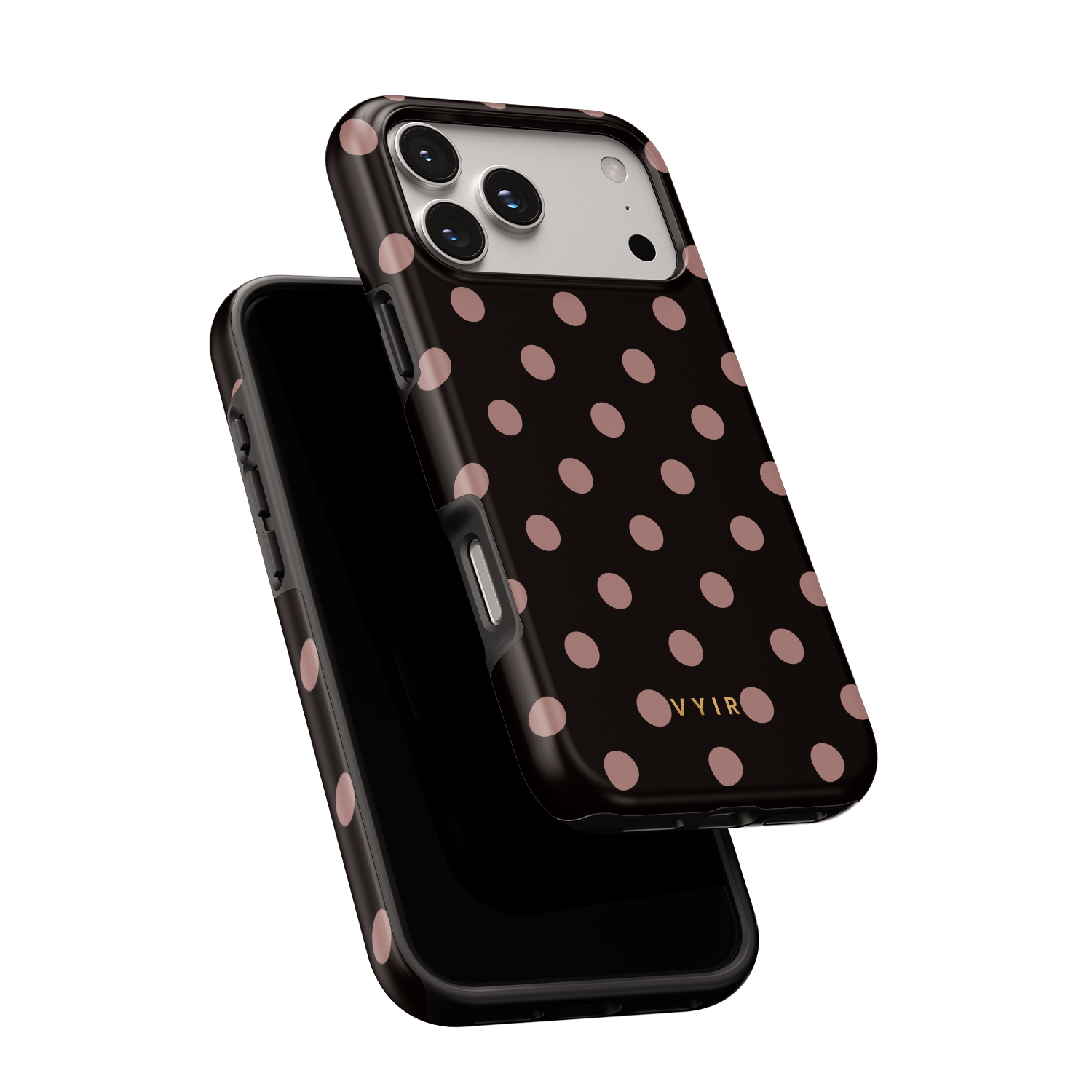 Classic Polka Dots, Nightfall - Shockproof MagSafe iPhone Case - VYIR