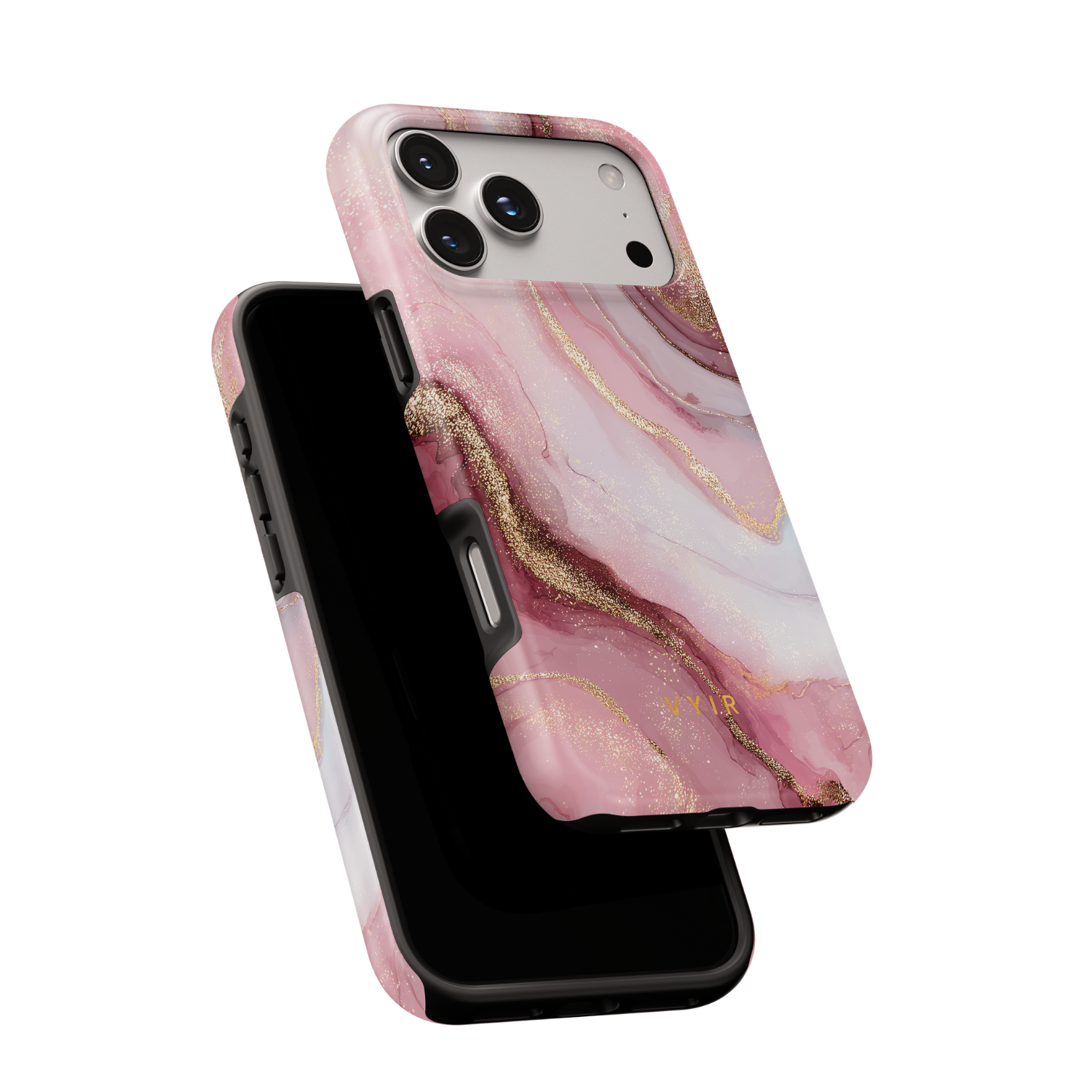 Golden Luxe Pink - Shockproof MagSafe iPhone Case - VYIR
