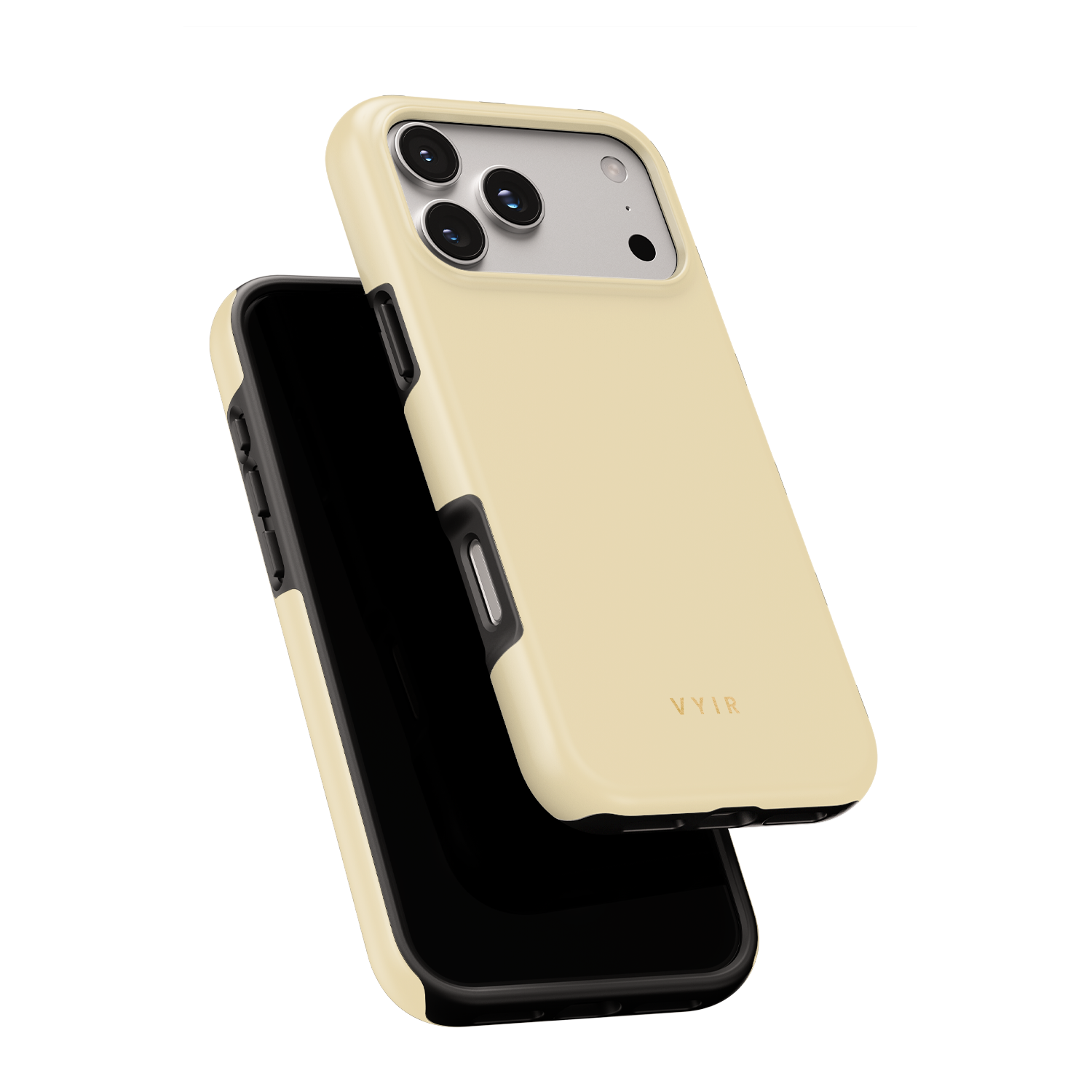 VYIR Signature Solid Colors, Butter Yellow - Shockproof MagSafe iPhone Case - VYIR