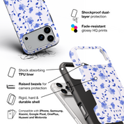 Little Blue Garden - Shockproof Phone Case - VYIR