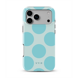 Big Polka Dots, Lagoon - Tough MagSafe iPhone-Hülle