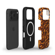 Tortoiseshell, Amber - Shockproof MagSafe iPhone Case - VYIR