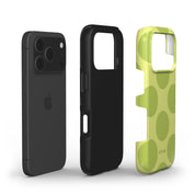 Big Polka Dots, Pistachio - Shockproof iPhone Case - VYIR